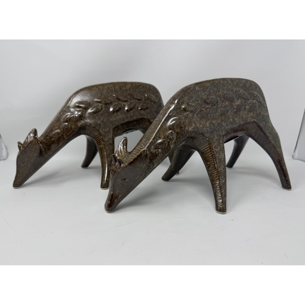 NWT JONATHAN ADLER X MICHAELS ABSTRACT DEER SCULPTURE Pair Table Too Decor